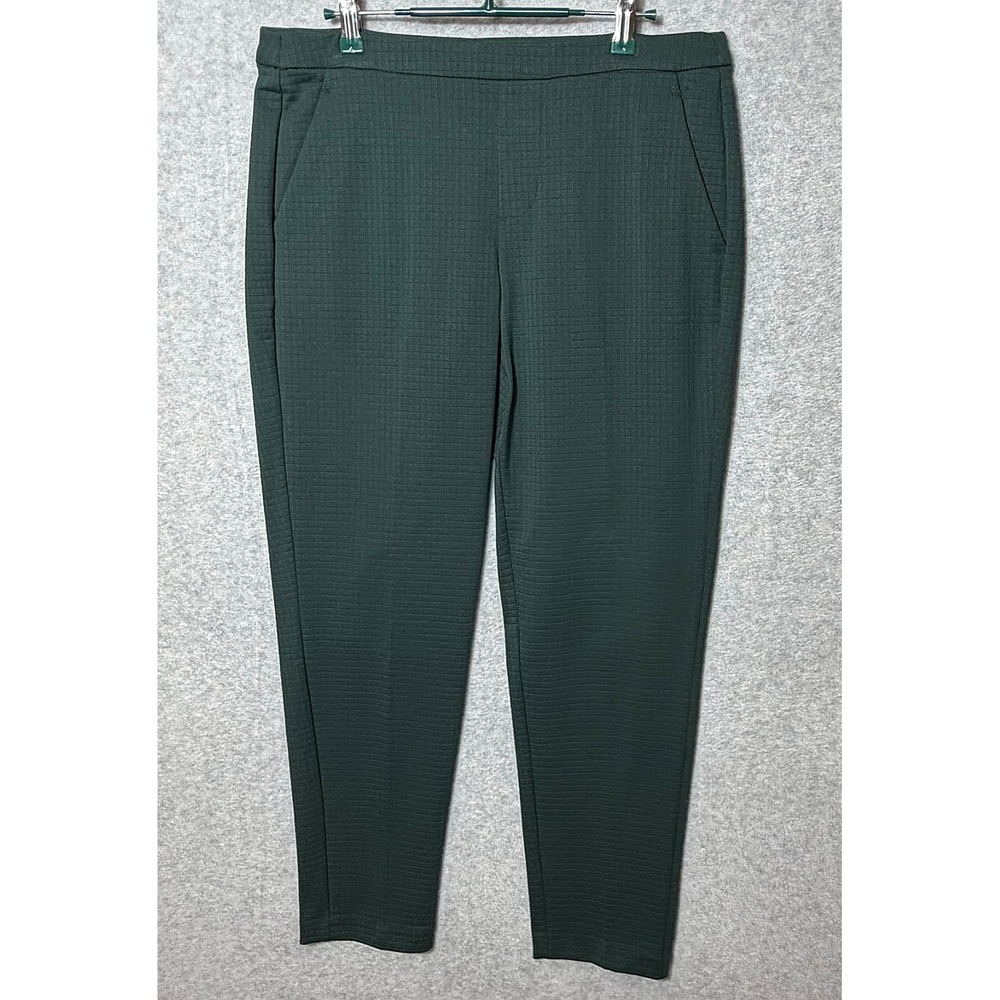 Liverpool The Knit Trouser Women's 8/29 Green Gables Plaid Pull-On Ankle